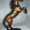 Horse Standing -large Bronze Statue -  Size: 26"L x 12"W x 39"H.