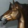 Horse Standing -large Bronze Statue -  Size: 26"L x 12"W x 39"H.