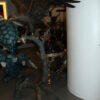 Large Eagle standing on tree with his fish prey Bronze Statue -  60"x 40"x 75"H