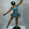 Ballerina Bronze Statue Bronze Statue -  Size: 34"L x 15"W x 46"H.