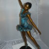 Ballerina Bronze Statue Bronze Statue -  Size: 34"L x 15"W x 46"H.