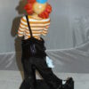 Clown - small Bronze Statue -  Size: 12"L x 6"W x 23"H.