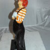 Clown - small Bronze Statue -  Size: 12"L x 6"W x 23"H.