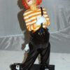 Clown - small Bronze Statue -  Size: 12"L x 6"W x 23"H.