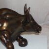 Wall street Bull -large Bronze Statue -  Size: 28"L x 16"W x 22"H.