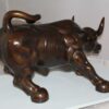 Wall street Bull -large Bronze Statue -  Size: 28"L x 16"W x 22"H.