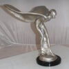 Rolls Royce -Large Bronze Statue -  Size: 14"L x 17"W x 18"H.