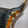 One Sailfish Bronze Statue -  Size: 18"L x 18"W x 43"H.