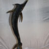 One Sailfish Bronze Statue -  Size: 18"L x 18"W x 43"H.