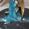 One Sailfish Bronze Statue -  Size: 18"L x 18"W x 43"H.