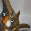 One Sailfish Bronze Statue -  Size: 18"L x 18"W x 43"H.