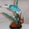 Two Sea Turtles Swimming Bronze Statue -  Size: 17"L x 9"W x 20"H.