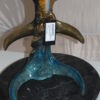 One Sailfish Bronze Statue -  Size: 18"L x 18"W x 43"H.