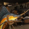 Large Sailfish Bronze Statue -  Size: 38"L x 24"W x 67"H.