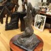 Woman Posing Naked Rodin Bronze Statue replica -  Size: 14"L x 13"W x 27"H.