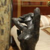 Woman Posing Naked Rodin Bronze Statue replica -  Size: 14"L x 13"W x 27"H.