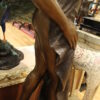 Beautiful Women Holding Drape Bronze Statue -  Size: 22"L x 18"W x 49"H.