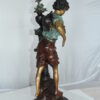 Les Amenes girl Bronze Statue -  Size: 9"L x 8"W x 25"H.