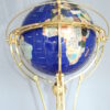 Illuminated Blue Ocean World Globe Rotating by motor -  18"L x 18"W x 42"H.