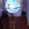 Illuminated Blue Ocean World Globe Rotating by motor -  18"L x 18"W x 42"H.