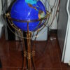 Illuminated Blue Ocean World Globe Rotating by motor -  18"L x 18"W x 42"H.