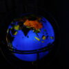 Illuminated Blue Ocean World Globe Rotating by motor -  18"L x 18"W x 42"H.