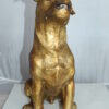 Jack Russell Dog Bronze Statue -  Size: 22"L x 8"W x 20"H.