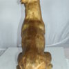 Jack Russell Dog Bronze Statue -  Size: 22"L x 8"W x 20"H.