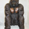 King Kong Bronze Statue -  Size: 32"L x 28"W x 49"H.