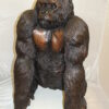 King Kong Bronze Statue -  Size: 32"L x 28"W x 49"H.