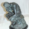 The Thinker Bronze Statue -  Size: 10"L x 12"W x 17"H.