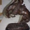 Rattlesnake by Remington Bronze Statue -  Size: 17"L x 10"W x 25"H.