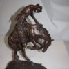 Rattlesnake by Remington Bronze Statue -  Size: 17"L x 10"W x 25"H.