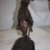 Rattlesnake by Remington Bronze Statue -  Size: 17"L x 10"W x 25"H.