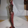 Egyptian lady Bronze Statue -  Size: 7"L x 6"W x 28"H.