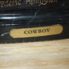 Remington Cowboy on marble Bronze Statue -  Size: 10"L x 3.5"W x 10"H.