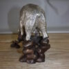 Family bear  - Bronze Statue -  Size: 15"L x 6"W x 9"H.