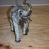 Elephant with trunk up -  Statue -  Size: 13.5"L x 5"W x 12"H.