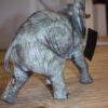 Elephant with trunk up -  Statue -  Size: 13.5"L x 5"W x 12"H.