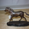 Running horse - Bronze Statue -  Size: 12"L x 4"W x 8"H.