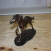 Running horse - Bronze Statue -  Size: 12"L x 4"W x 8"H.