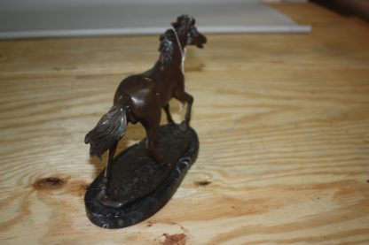 Running horse - Bronze Statue -  Size: 12"L x 4"W x 8"H.