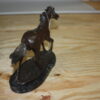 Running horse - Bronze Statue -  Size: 12"L x 4"W x 8"H.