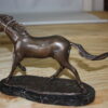 Running horse - Bronze Statue -  Size: 12"L x 4"W x 8"H.