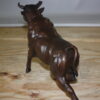 Bull Head up - Bronze Statue -  Size: 15"L x 4"W x 10"H.