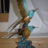 Two Seagull flying  - Bronze Statue -  Size: 36"L x 17"W x 27"H.