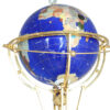 Illuminated Blue Ocean World Globe Rotating by motor -  18"L x 18"W x 42"H.