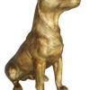 Jack Russell Dog Bronze Statue -  Size: 22"L x 8"W x 20"H.