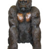 King Kong Bronze Statue -  Size: 32"L x 28"W x 49"H.