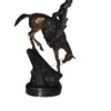 Mountain man -small, by Remington Bronze Statue -  7"L x 2.5"W x 11"H.